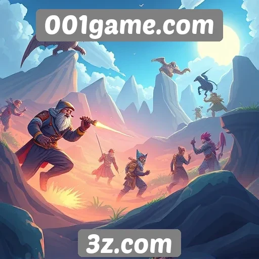 Explorando a biblioteca de jogos do 001game