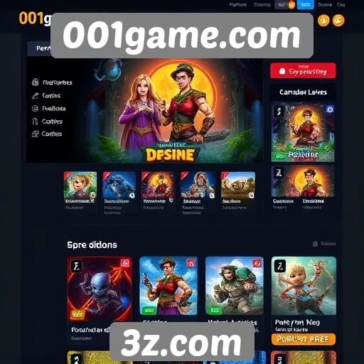 Melhorias na interface do 001game aumentam a usabilidade