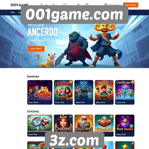 Novo design do 001game.com melhora experiência do usuário