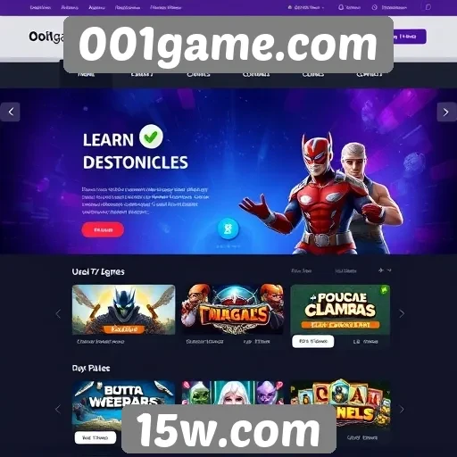 Mudanças recentes no design do site 001game.com